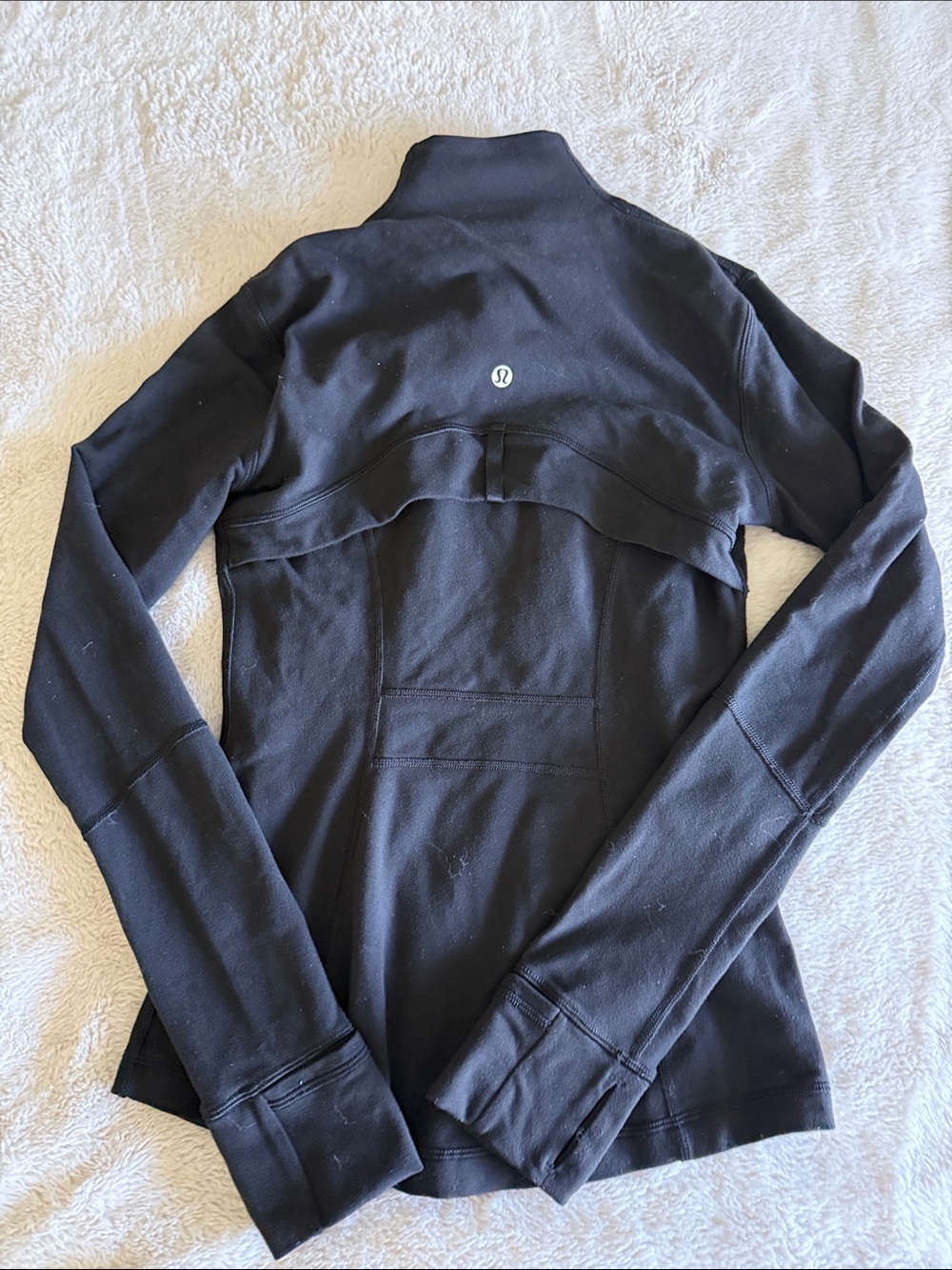 lululemon athletica Black Women's Zip Jacket with Thumbhole Cuffs